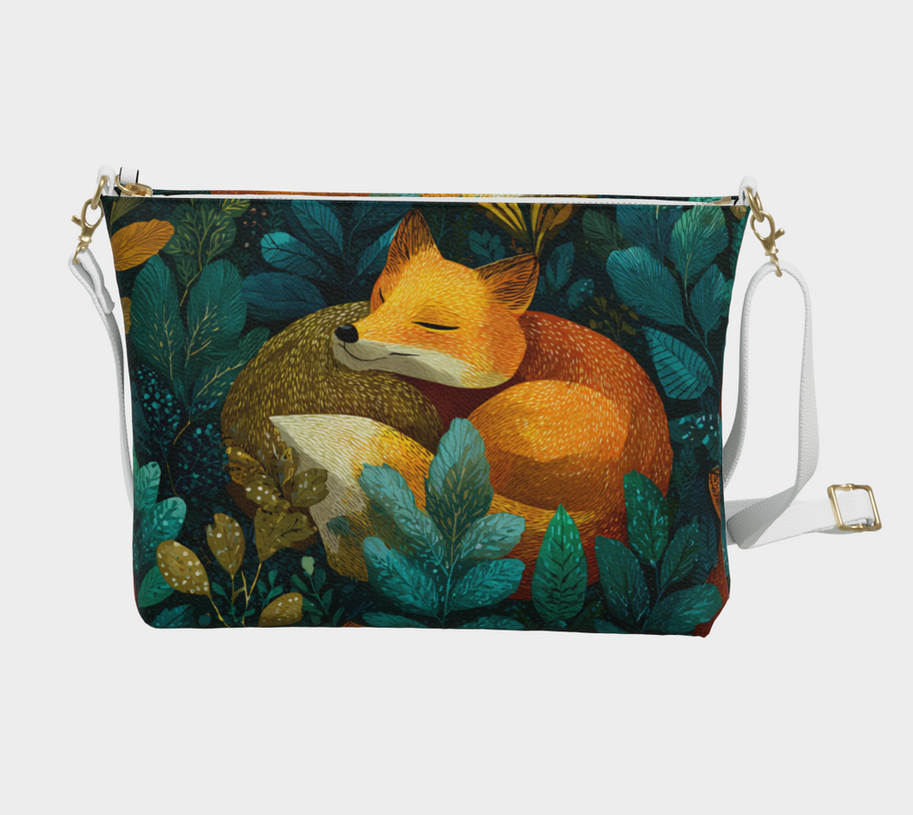 Cozy Foxes Crossbody Purse